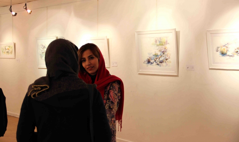 نمایشگاه نقاشی آبرنگ در نگارخانه هنر ایران سال 95