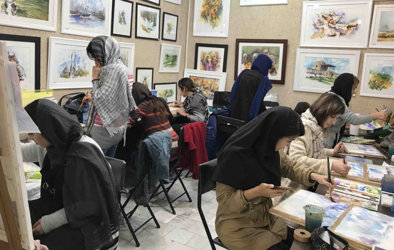 کلاس های آموزش نقاشی تهران تجریش